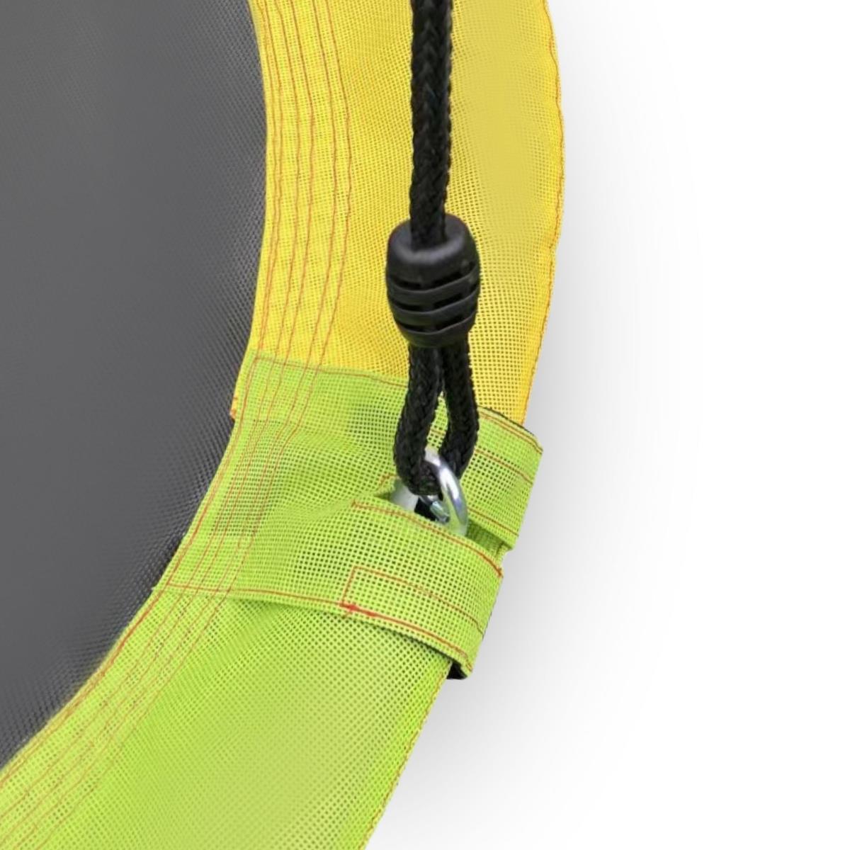 XL παιδική χαρά κήπου για παιδιά με κούνια πελαργού, σκάλα και δίχτυ αναρρίχησης