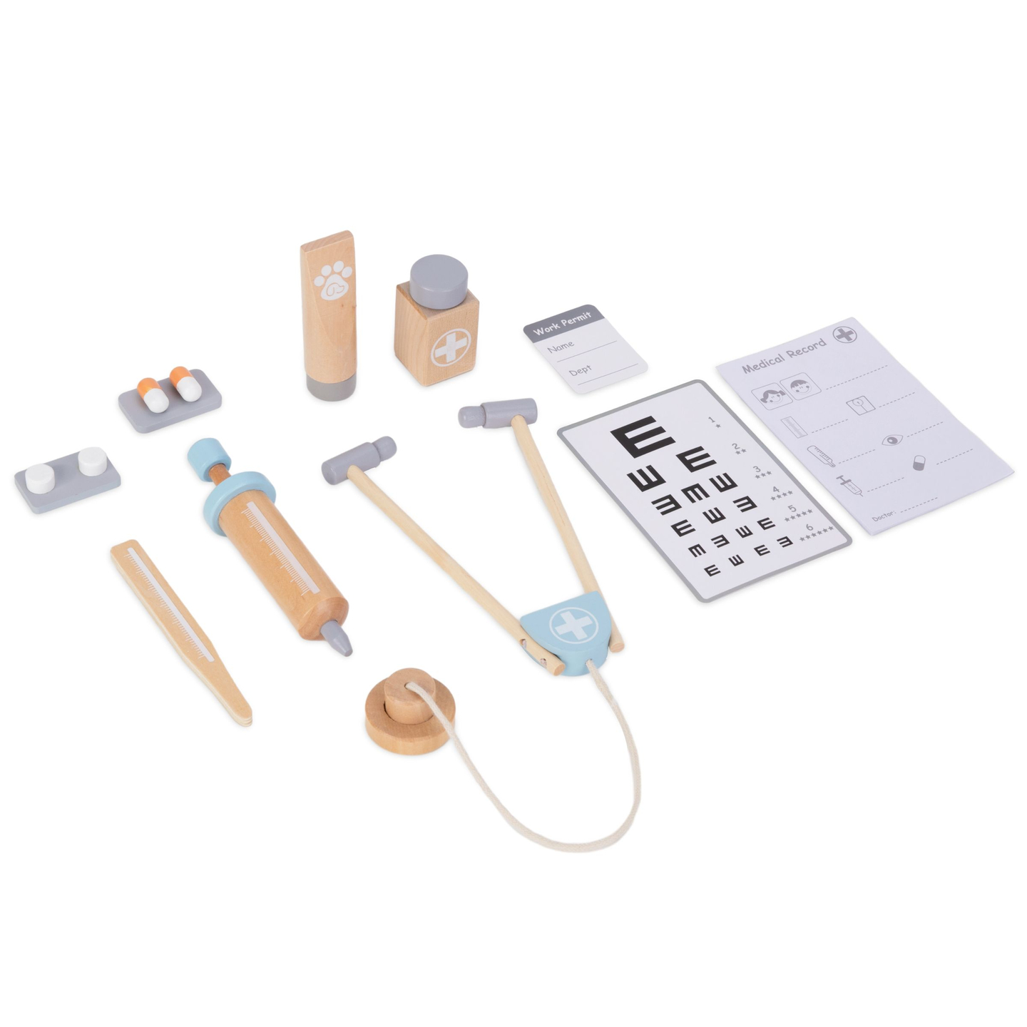 Ξύλινο σετ μικρού γιατρού
