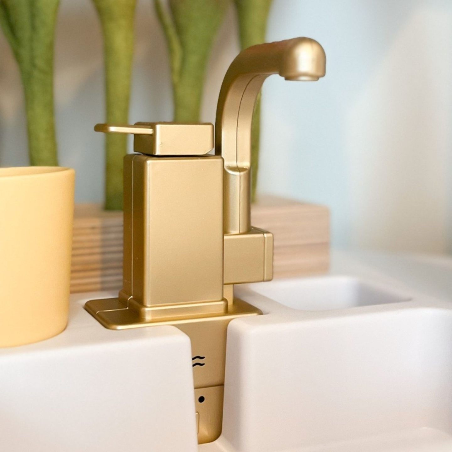 XXXXL μεγάλη ξύλινη διαδραστική κουζίνα με φωτισμό LED, πλυντήριο ρούχων, φούρνο μικροκυμάτων - 50 στοιχεία