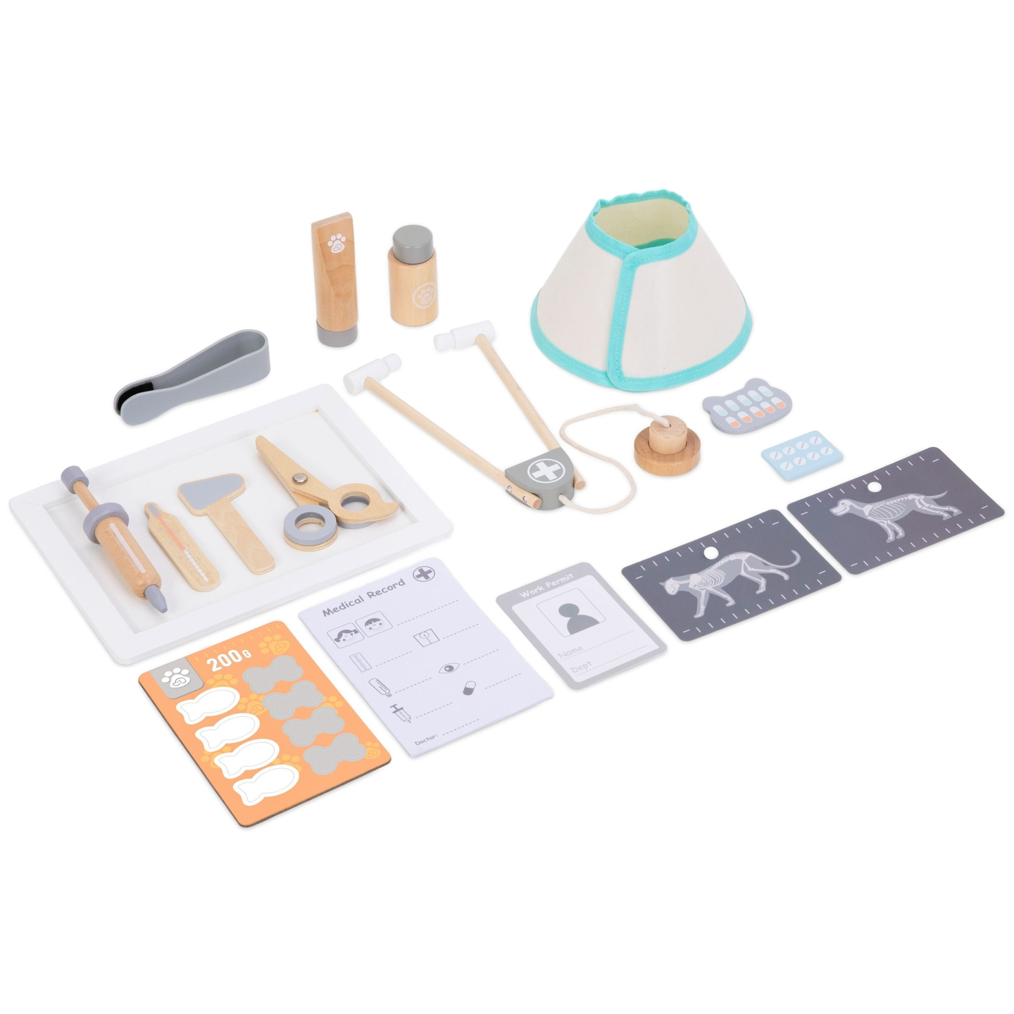 Νοσοκομείο ζώων - ξύλινο σετ