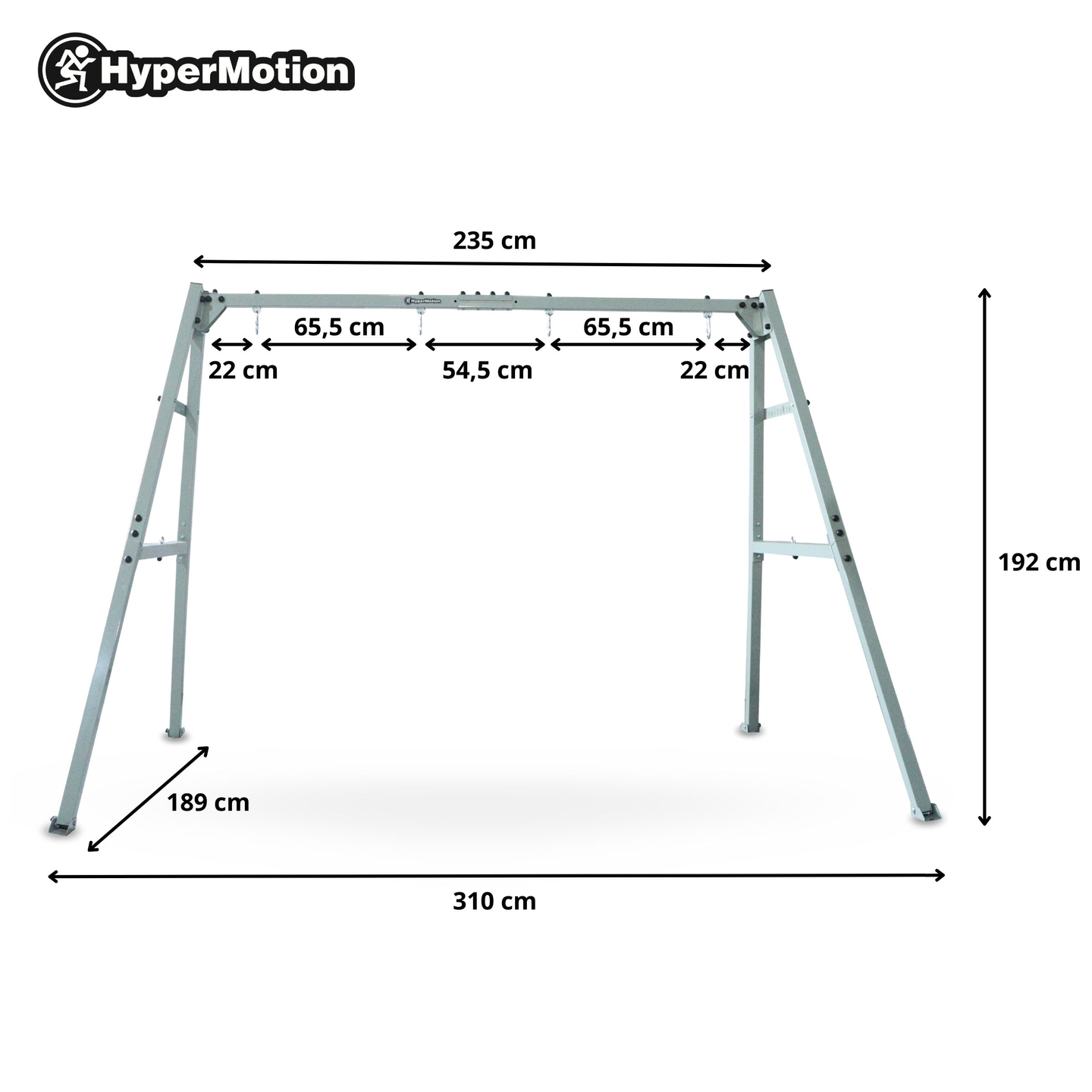 Ατσάλινο πλαίσιο για κούνια κήπου ή αιώρα