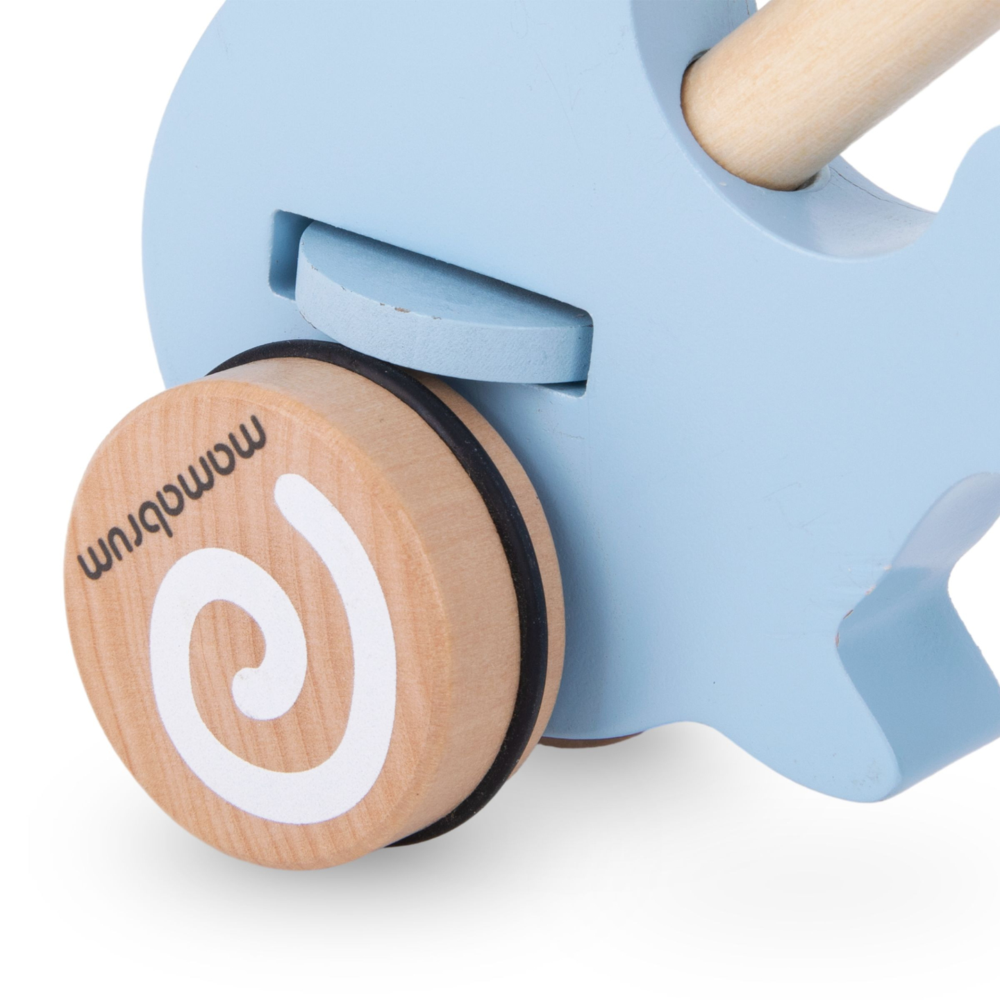 Ξύλινη σφραγίδα με ραβδί ώθησης - ωθητής