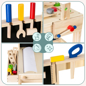 Ξύλινο σετ DIY XXL - 75 κομμάτια