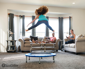 Μίνι τραμπολίνο για παιδιά και ενήλικες - έως 50kg - 91cm - για το σπίτι και τον κήπο