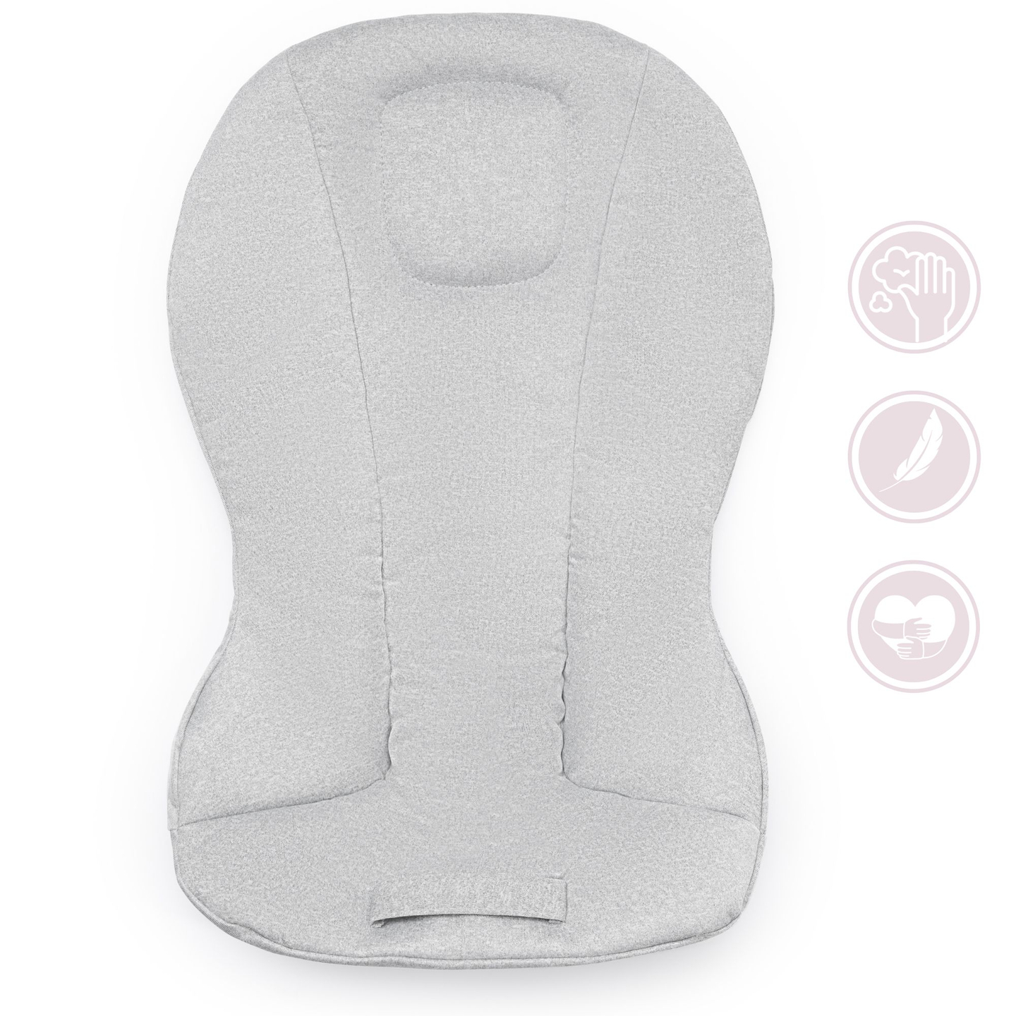 Καρέκλα κουνιστή 2 σε 1 Moby-System LILY - γκρι