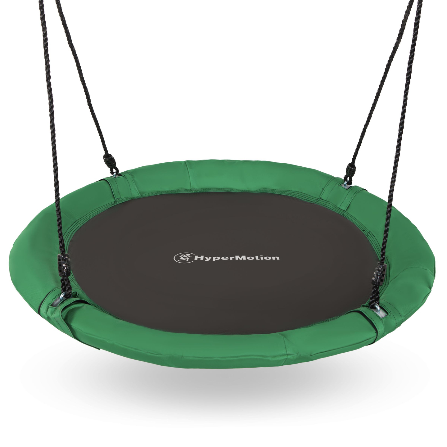 Διπλή κούνια κήπου με πλαίσιο και σχοινιά - κάθισμα και φωλιά πελαργού