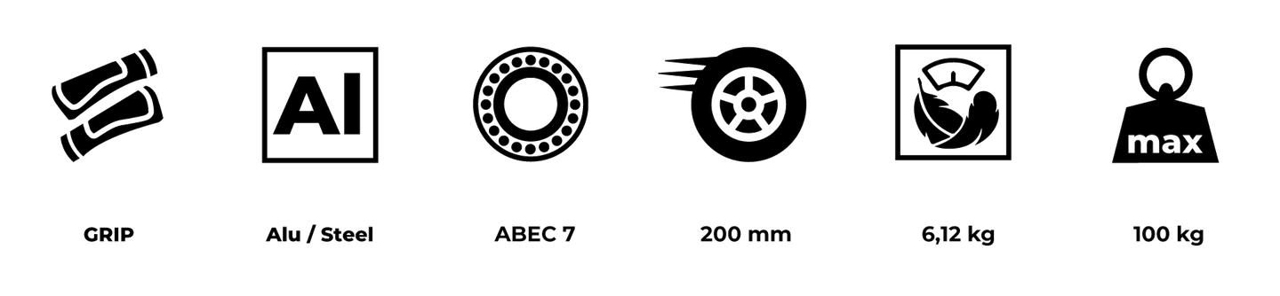 HyperMotion REGAMO σκούτερ ενηλίκων - μαύρο