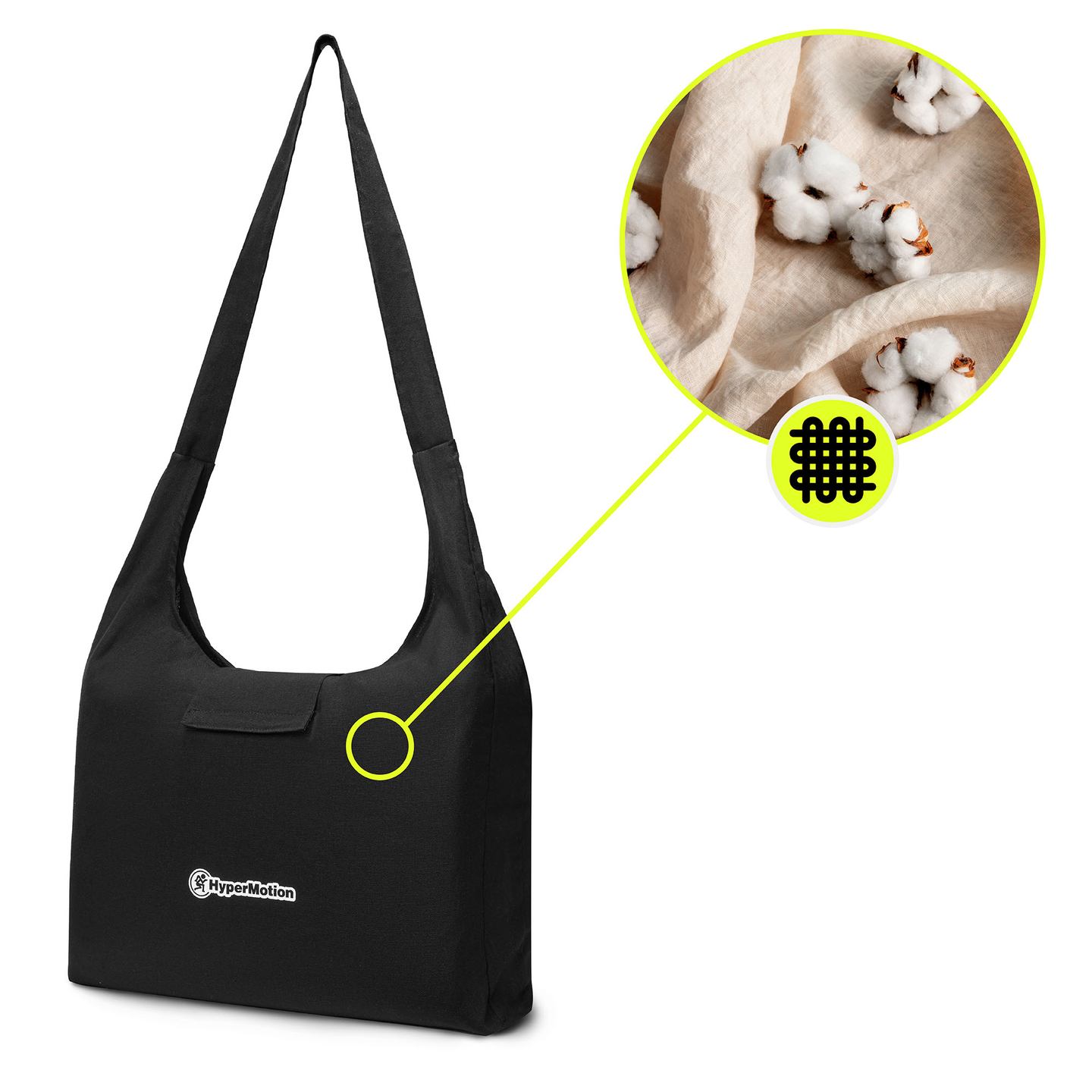 Στρώμα πιεσοθεραπείας από λινό ECO με ίνες καρύδας και μαξιλάρι από φαγόπυρο – HyperMotion 68 cm γκρι-μέντα