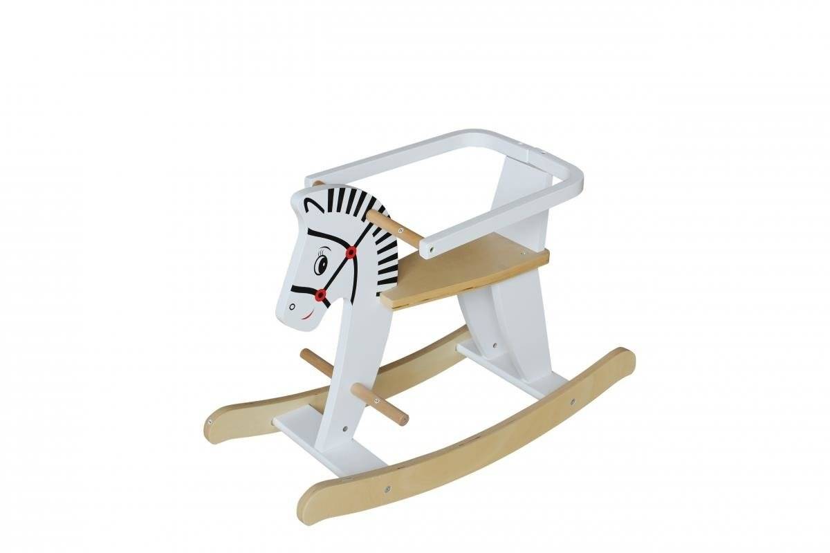 Ξύλινο κουνιστό άλογο με κάγκελα K11