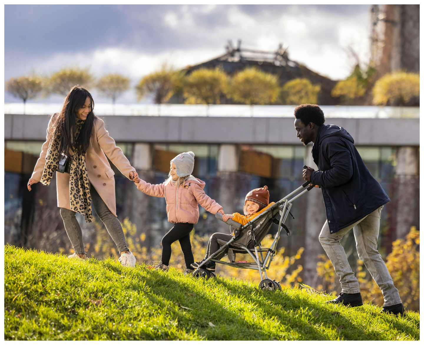 Ελαφρύ καροτσάκι, Moby-System Barton χρώμα: γκρι