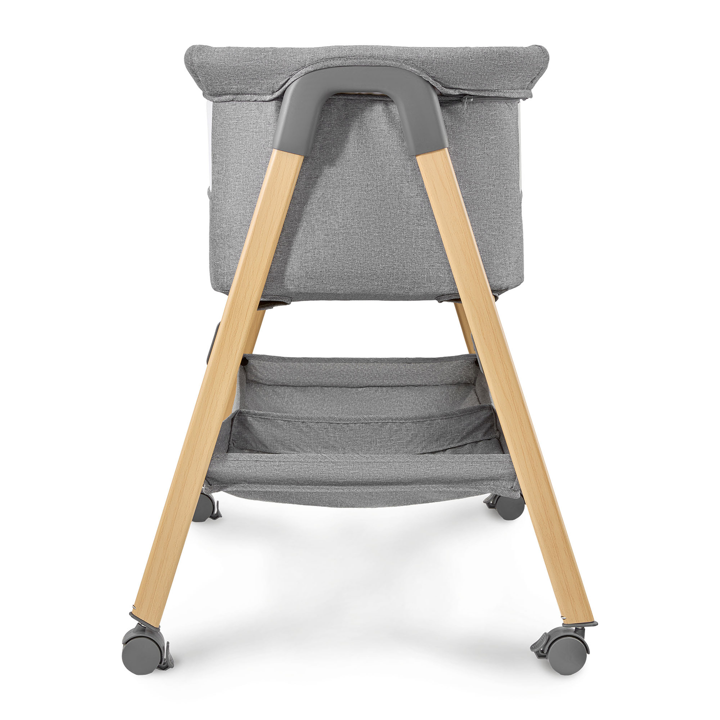 Παιδικό παρκοκρέβατο, ανεξάρτητο, ταξιδιωτικό παρκοκρέβατο, κούνια με στρώμα - γκρι