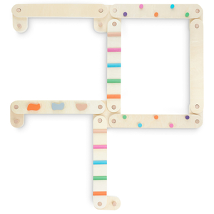 Ξύλινη πίστα ισορροπίας - αισθητηριακό μονοπάτι - 14 στοιχεία