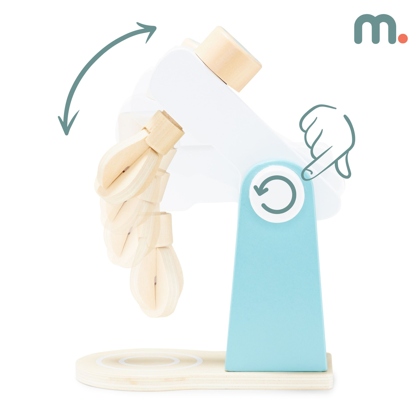 Ξύλινο μίξερ με αξεσουάρ