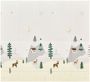 Στρώμα αφρού διπλής όψης XXL - αναδιπλούμενο 1 CM (βουνό και δρόμος)