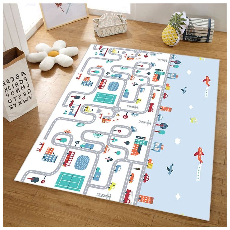 Στρώμα αφρού διπλής όψης XXL - ρολό 2 CM (δρόμος και ζιγκ-ζαγκ)