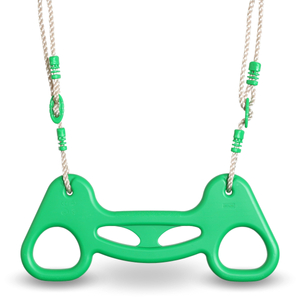 Χαλύβδινη κούνια κήπου XXL - 2 καθίσματα, σκάλα, τραπέζιο γυμναστικής