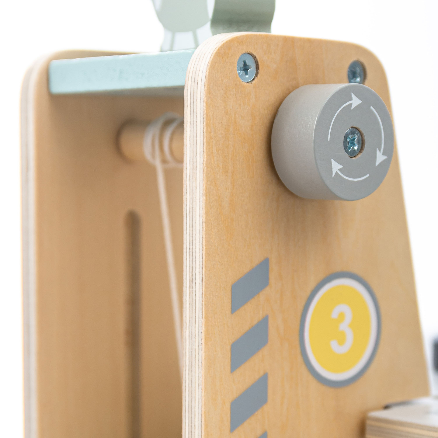 Ξύλινο, τριώροφο γκαράζ για παιδιά με αξεσουάρ – χώρος στάθμευσης, βενζινάδικο, πλυντήριο αυτοκινήτων, ελικόπτερο