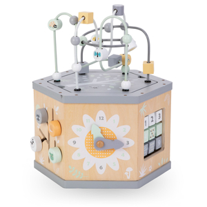 Διαδραστικός ξύλινος εκπαιδευτικός κύβος 7 σε 1 - motor loop