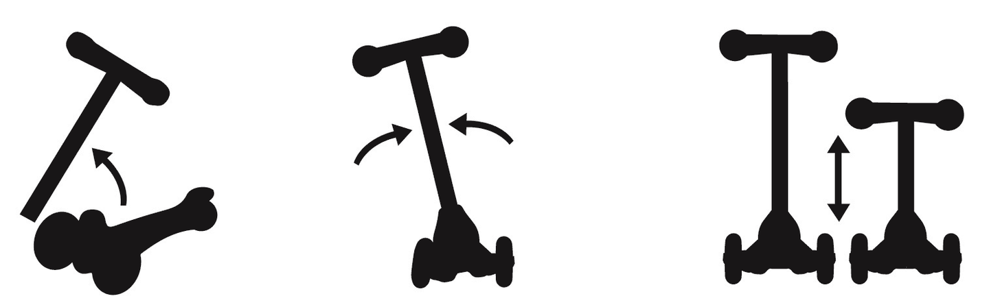 Σκούτερ ισορροπίας 5in1 HyperMotion - μπλε