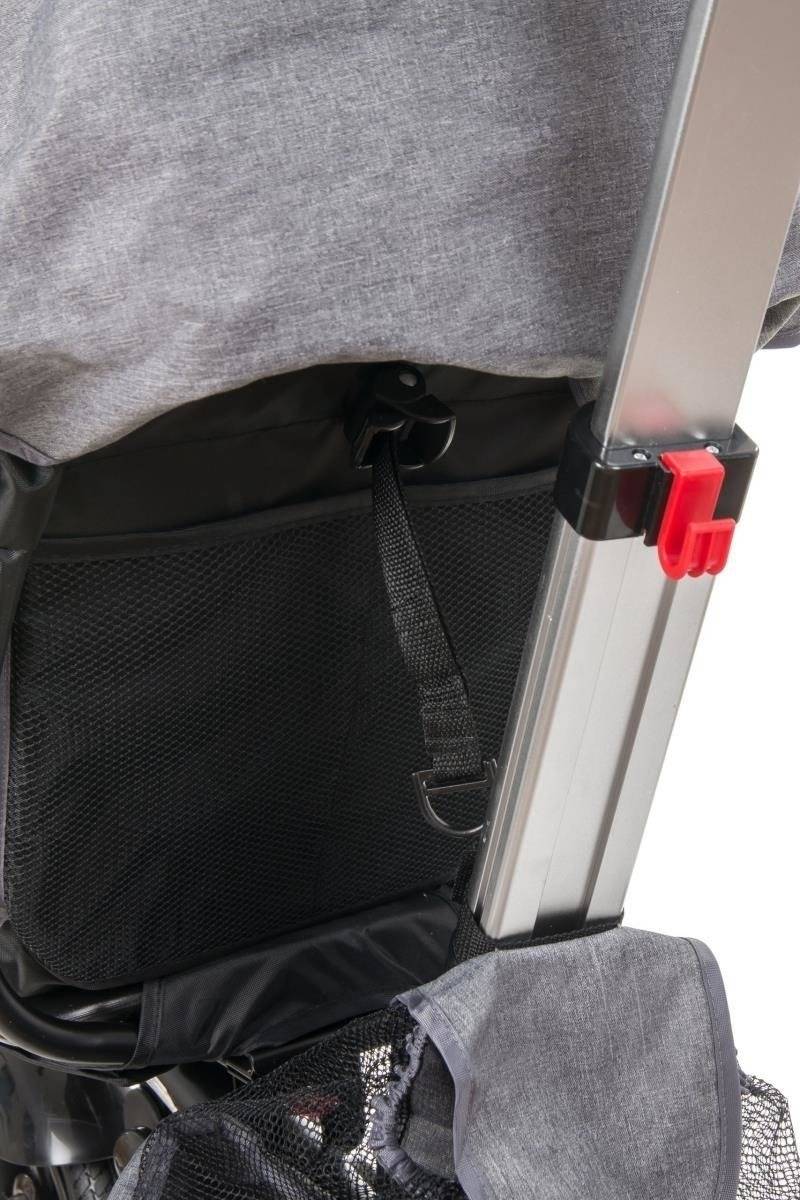 Tobi Velar τρίκυκλο + μεμβράνη βροχής - γκρι