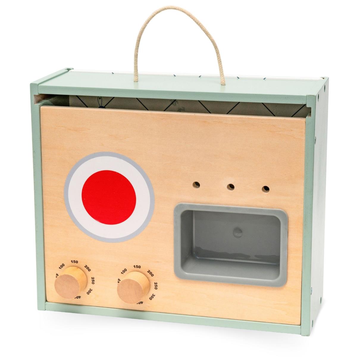 Ξύλινη μίνι κουζίνα με αξεσουάρ - πτυσσόμενη