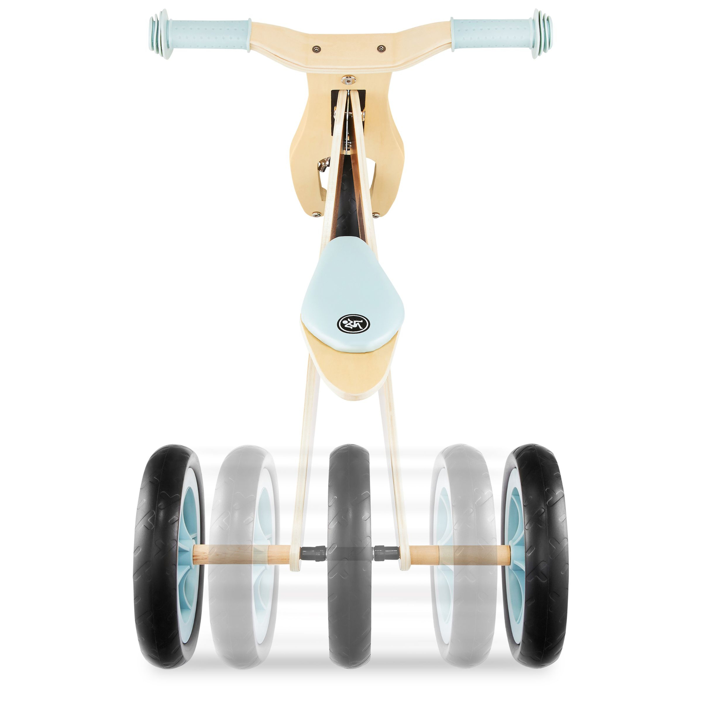 Ξύλινο τρίκυκλο και ποδήλατο ισορροπίας 2in1 - HyperMotion PERCY - μπλε