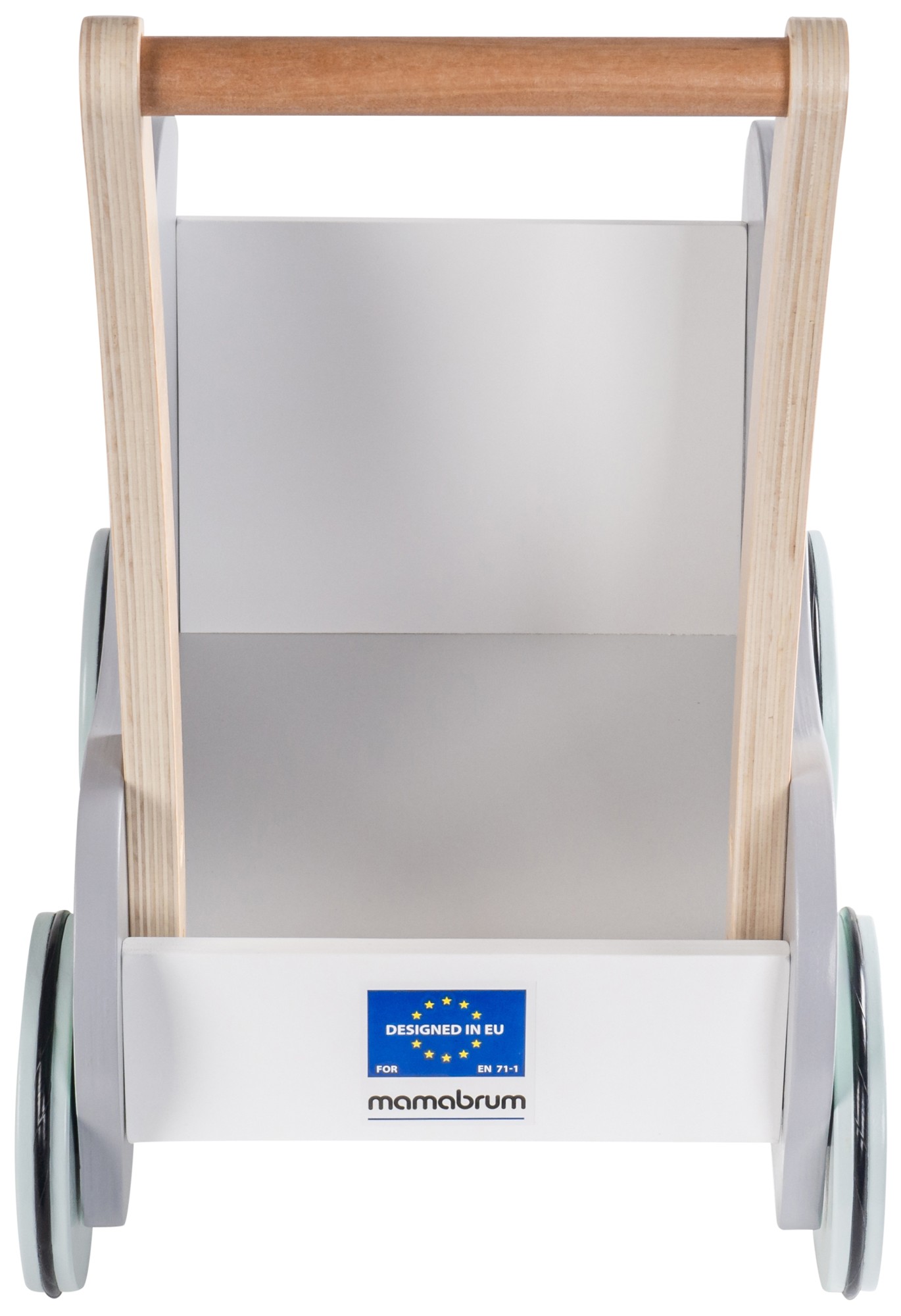 ξύλινο καροτσάκι-περπατητήρι