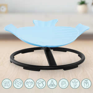 Μίνι καρουζέλ για παιδιά Fish - μπλε