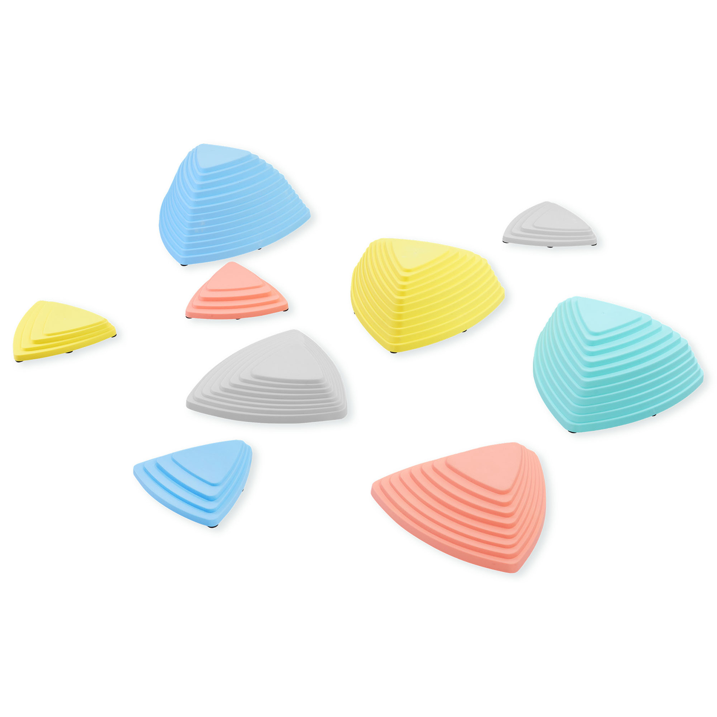 Πολύχρωμες πέτρες εξισορρόπησης - 9 τεμάχια