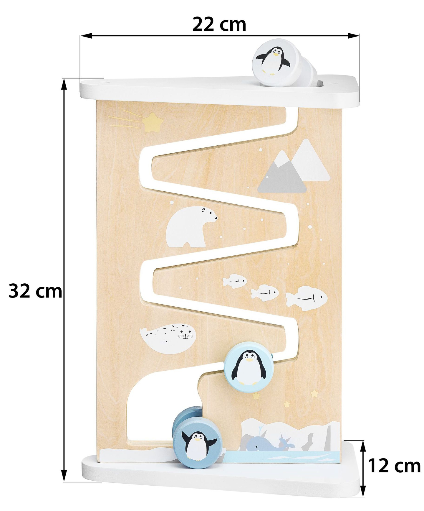 Ξύλινη σανίδα αισθητηριακού χειρισμού δύο όψεων