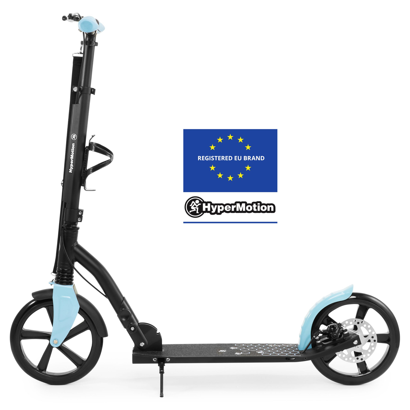 Δίτροχο σκούτερ πόλης HONEYBEE Blue HyperMotion 100kg - πλήρες αλουμίνιο, μεγάλοι τροχοί 250mm