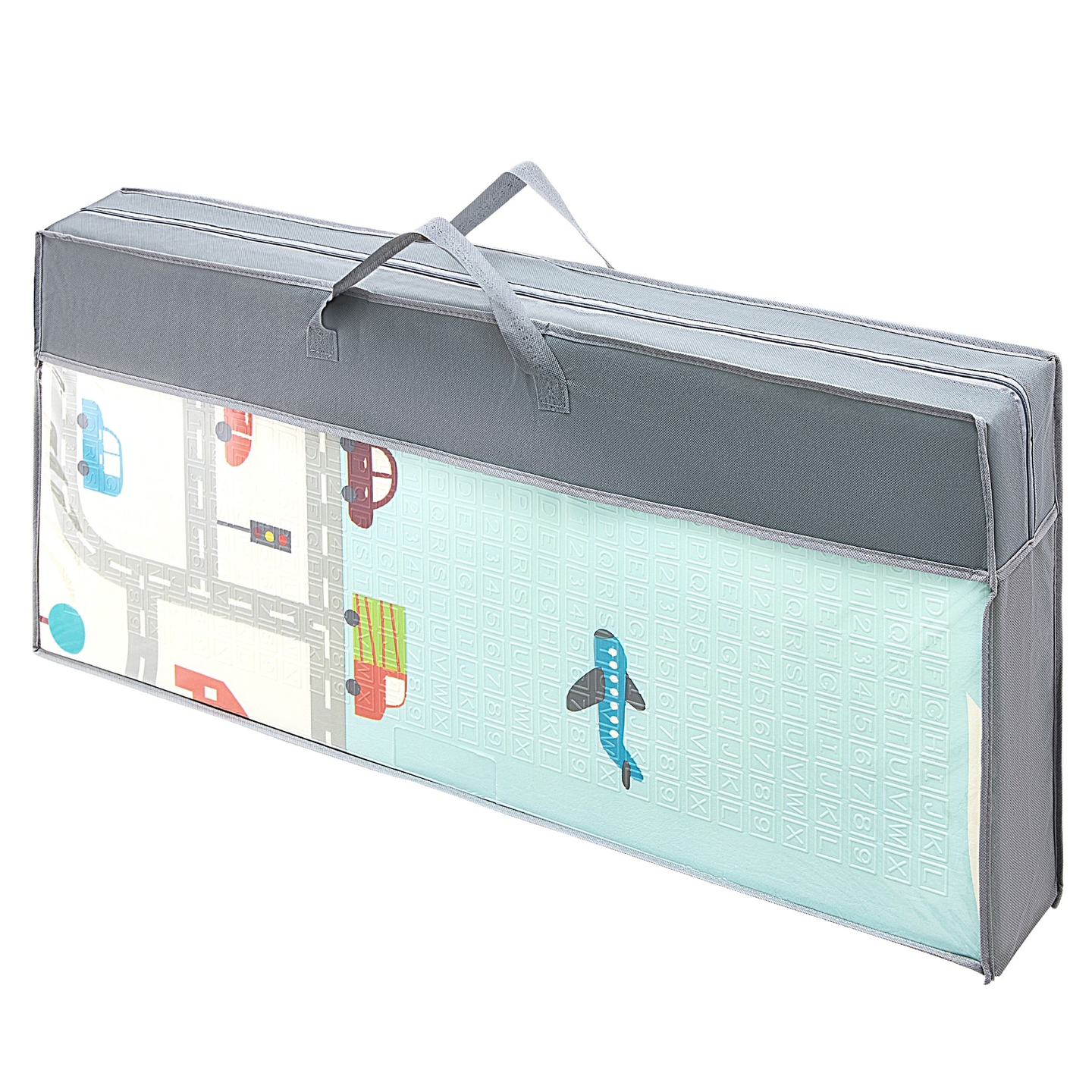 Στρώμα αφρού διπλής όψης XXL - αναδιπλούμενο 1 CM (βουνό και δρόμος)