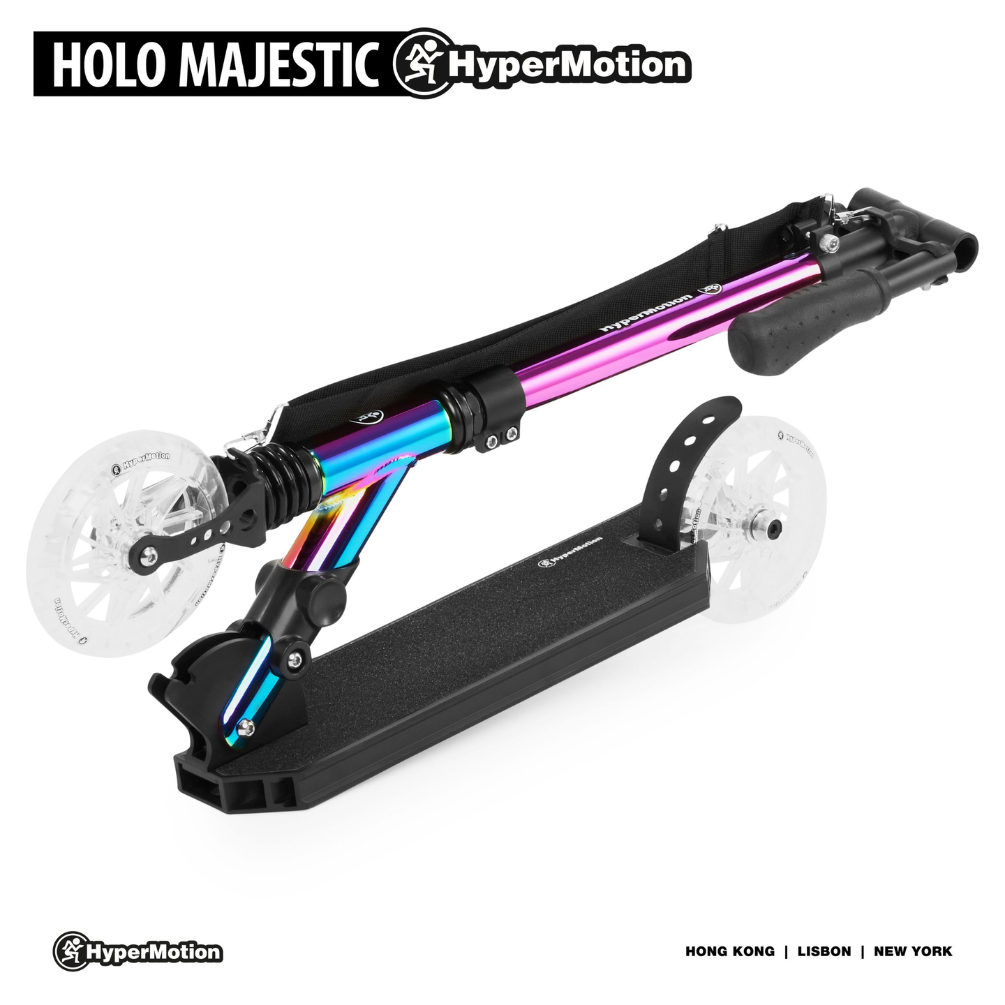 Δίτροχο σκούτερ HOLO MAJESTIC HyperMotion 100kg - πλήρες αλουμίνιο