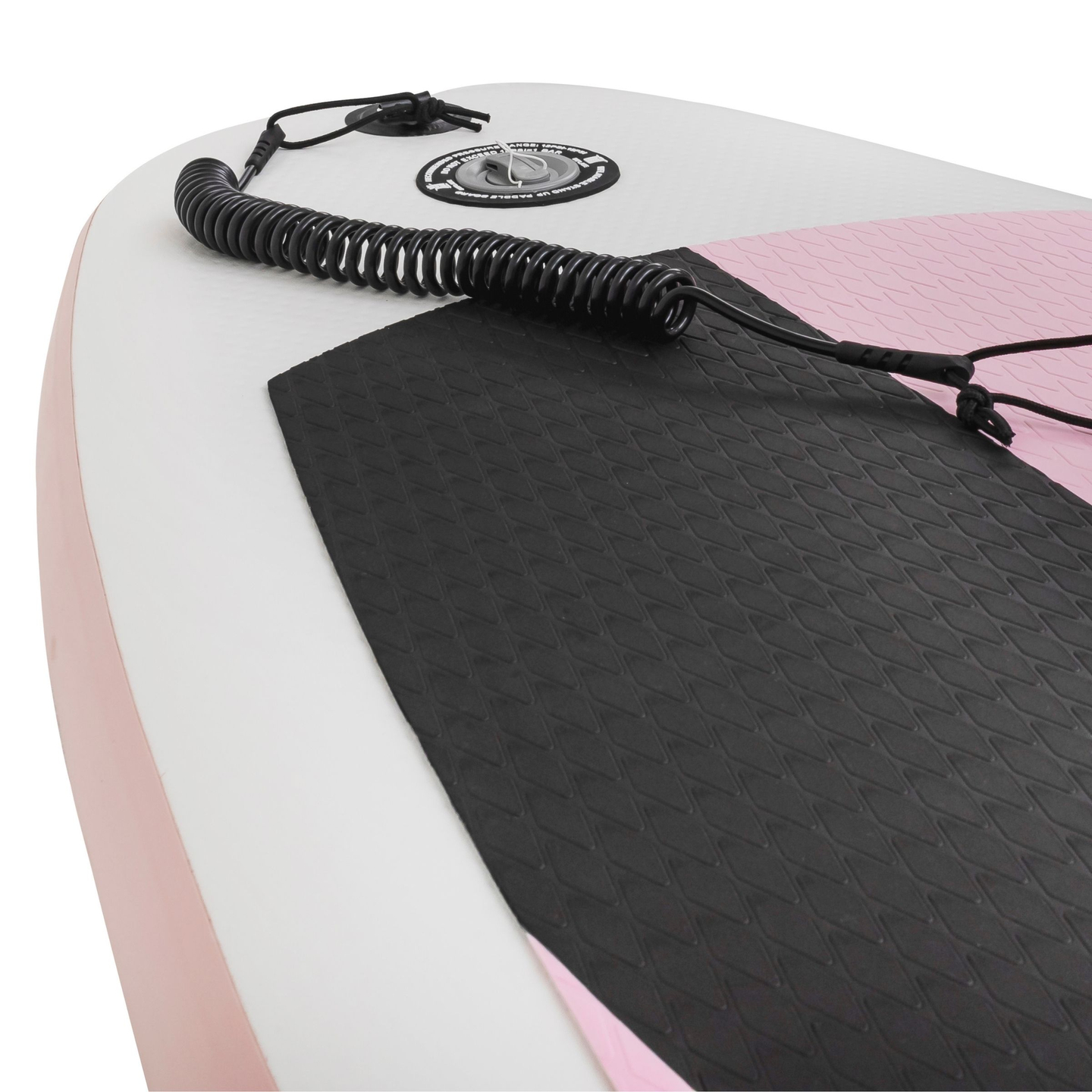 Φουσκωτό SUP Stand Up Paddle board 320cm με κουπί και κάθισμα - HyperMotion WAVE BOOST PINK 320