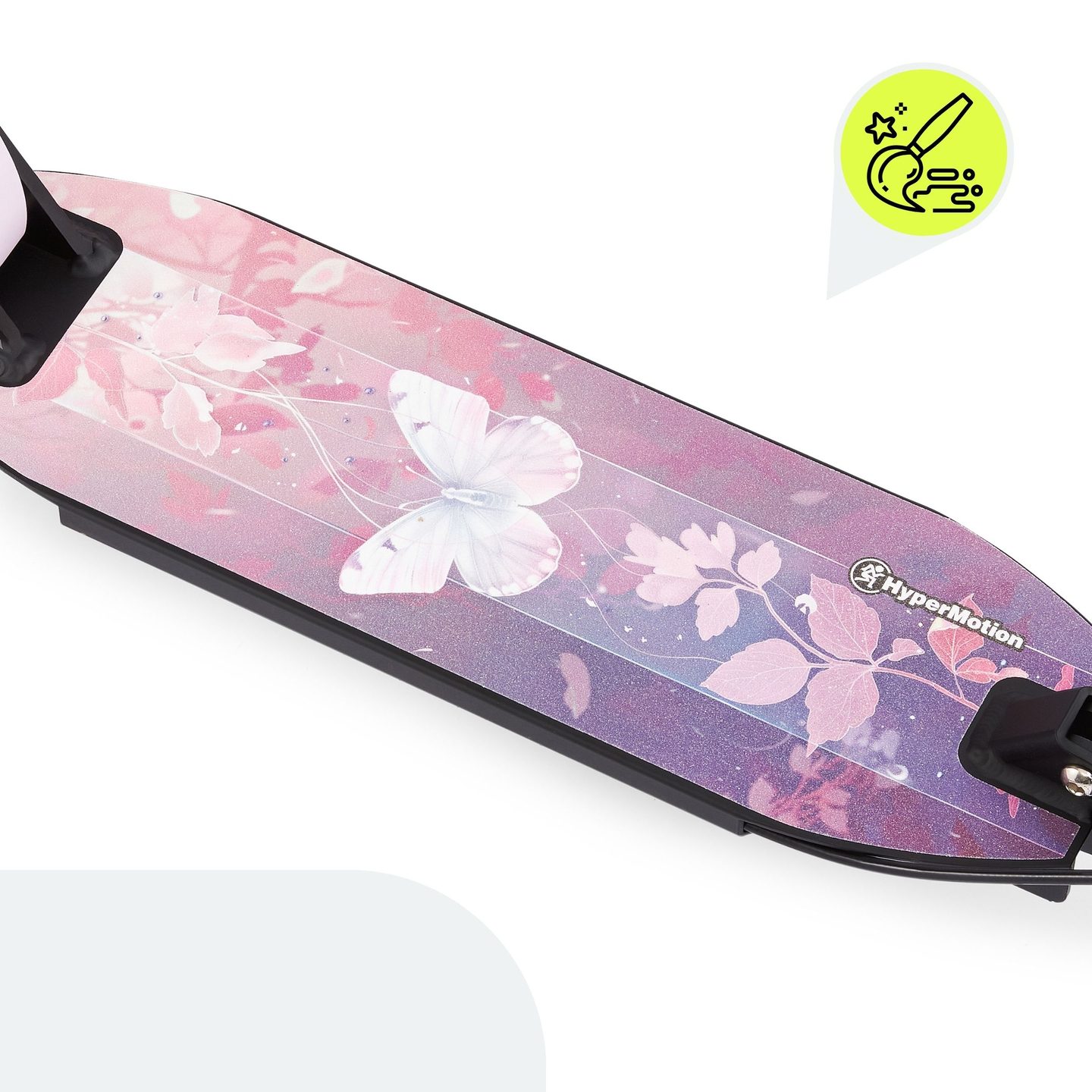 Δίκυκλο σκούτερ για νεαρούς ενήλικες - με αμορτισέρ - HyperMotion Skyline - ροζ, αλουμίνιο - 100kg