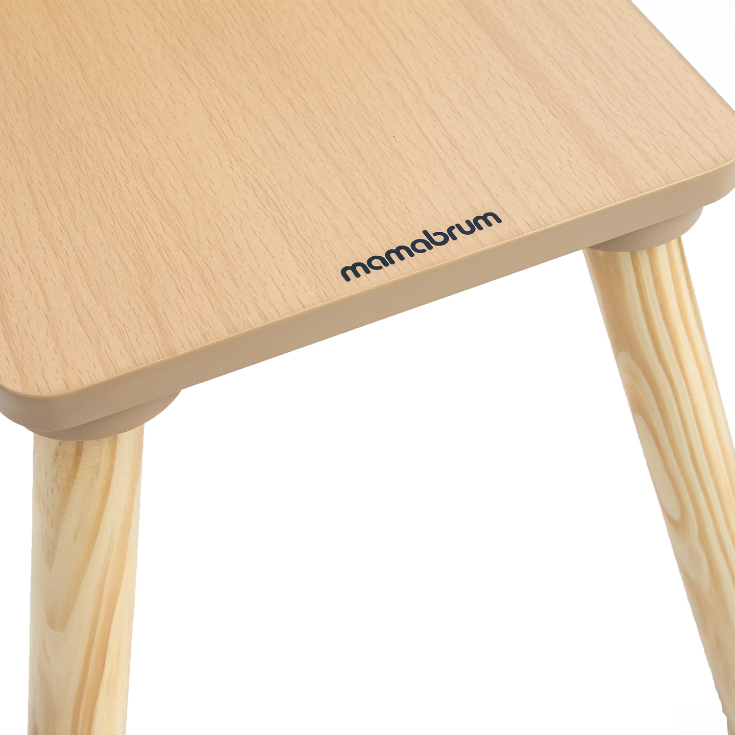 Ξύλινο τραπέζι με αποθηκευτικό χώρο και 2 καρέκλες Παιδικό σετ - Χαριτωμένο Κουνέλι