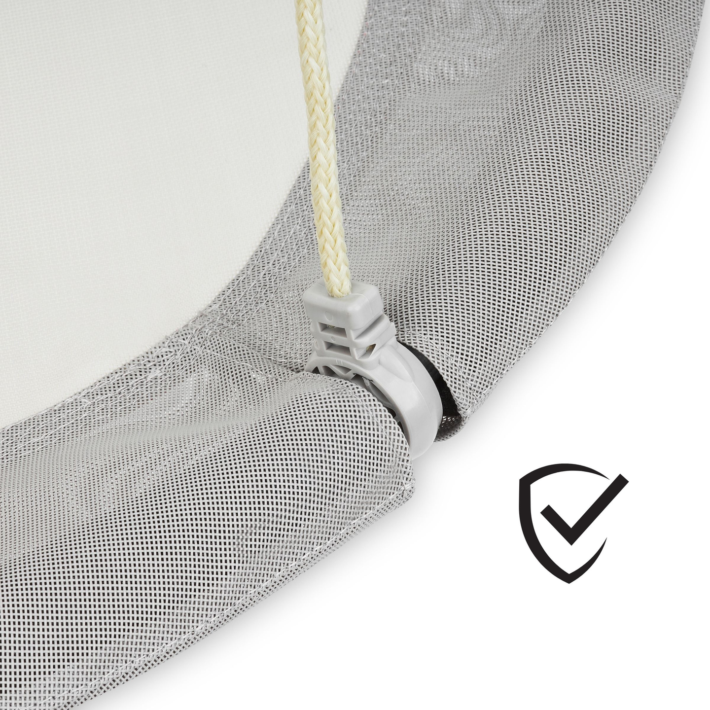 Κούνια φωλιά πελαργού HyperMotion - διάμετρος 100 cm, γκρι χρώμα