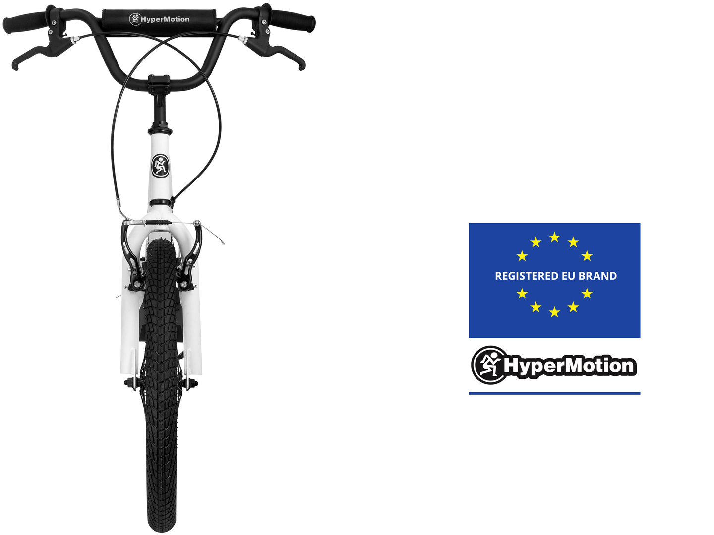 Σκούτερ πόλης HyperMotion RIVA με φουσκωτούς τροχούς 50 cm και 40 cm