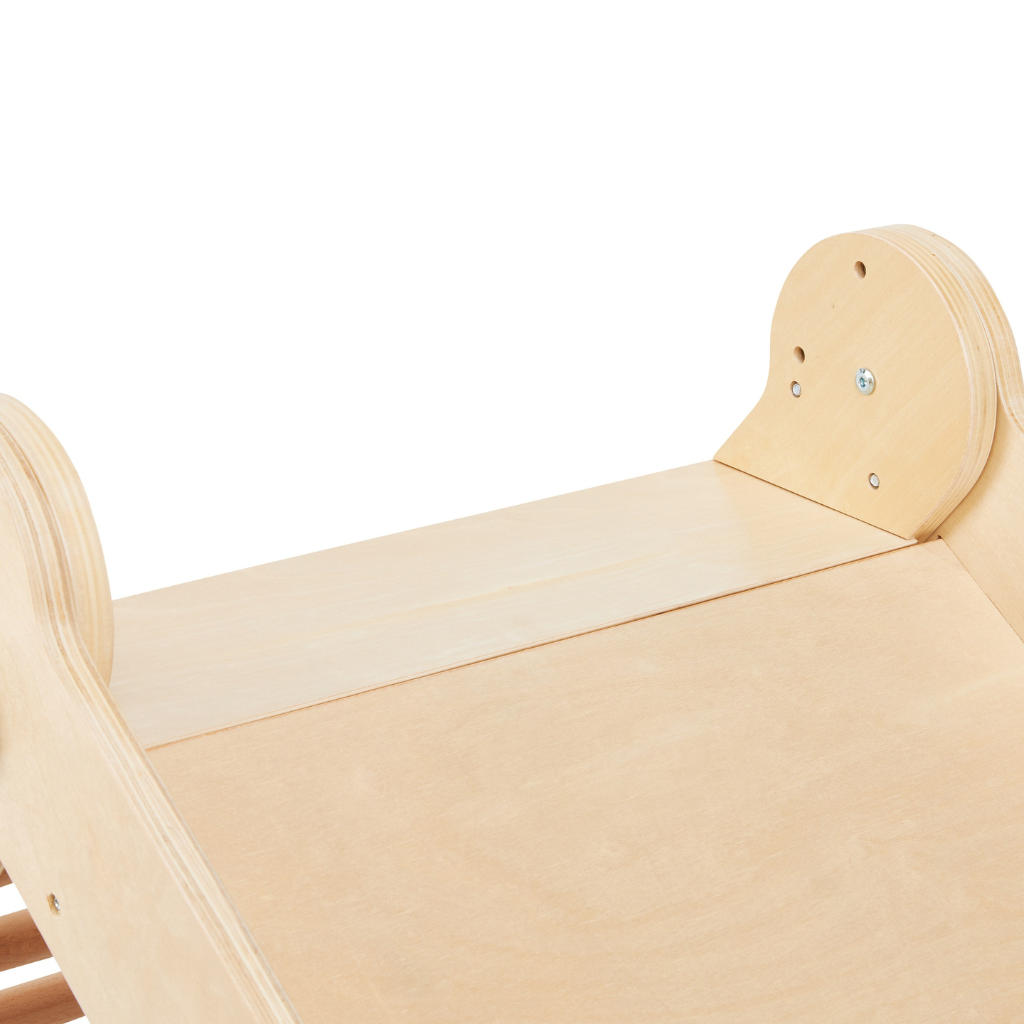 Ξύλινη τσουλήθρα με σκάλα για παιδιά