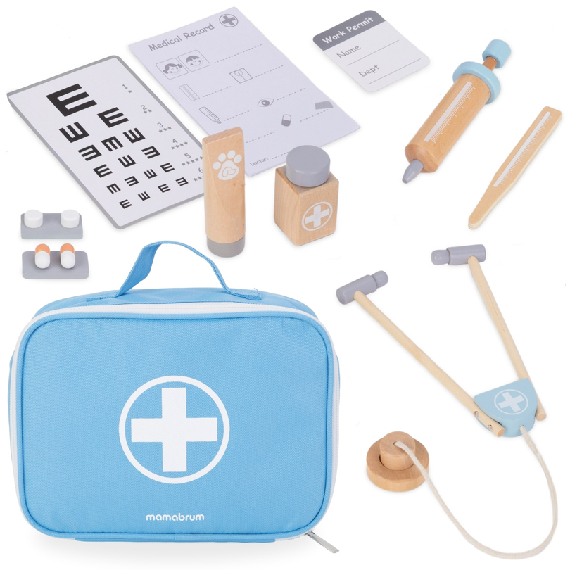 Ξύλινο σετ μικρού γιατρού