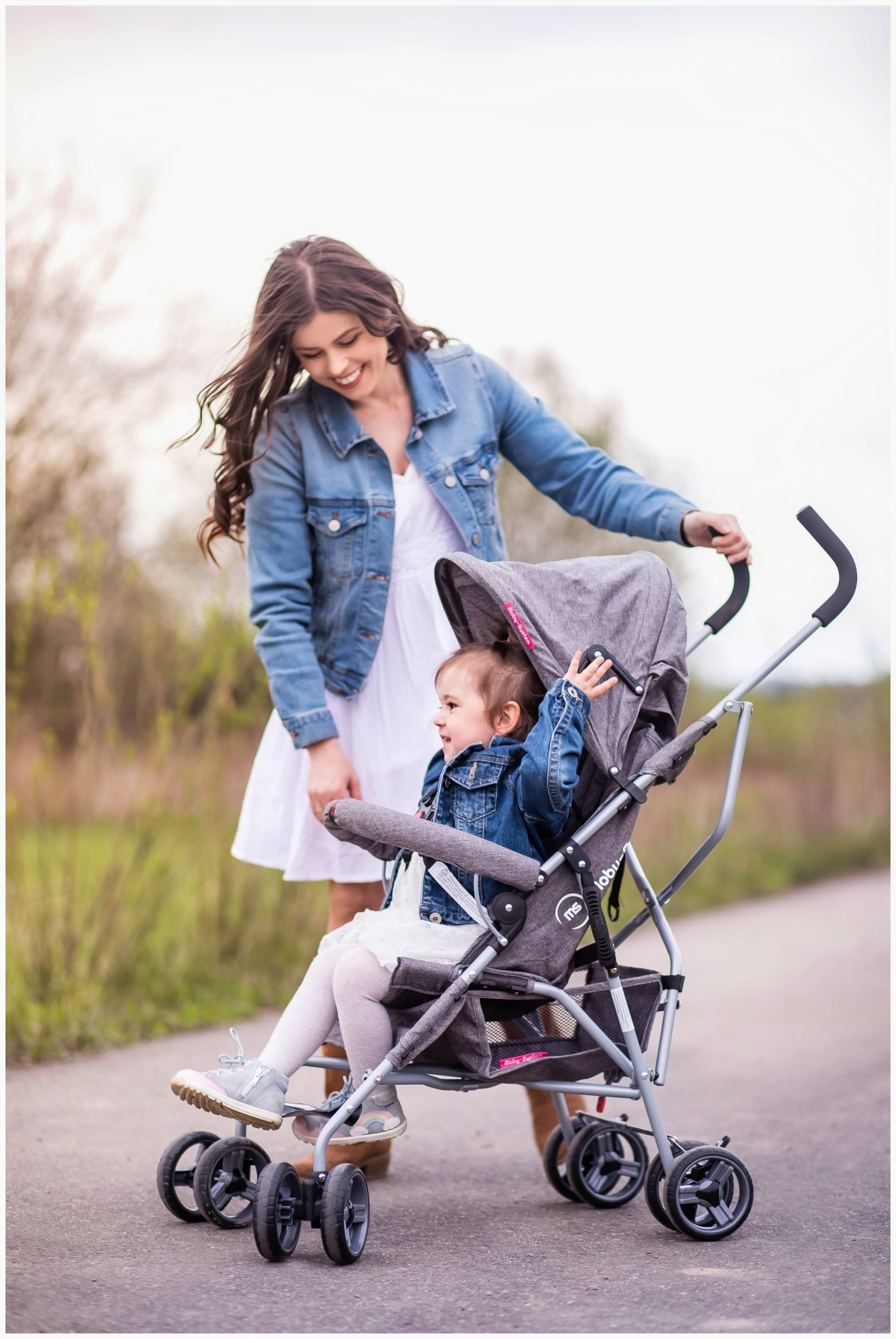 Ελαφρύ καροτσάκι, Moby-System Barton χρώμα: γκρι