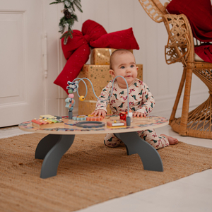 Ξύλινο εκπαιδευτικό τραπέζι 7σε1, μουσικό, αισθητηριακό