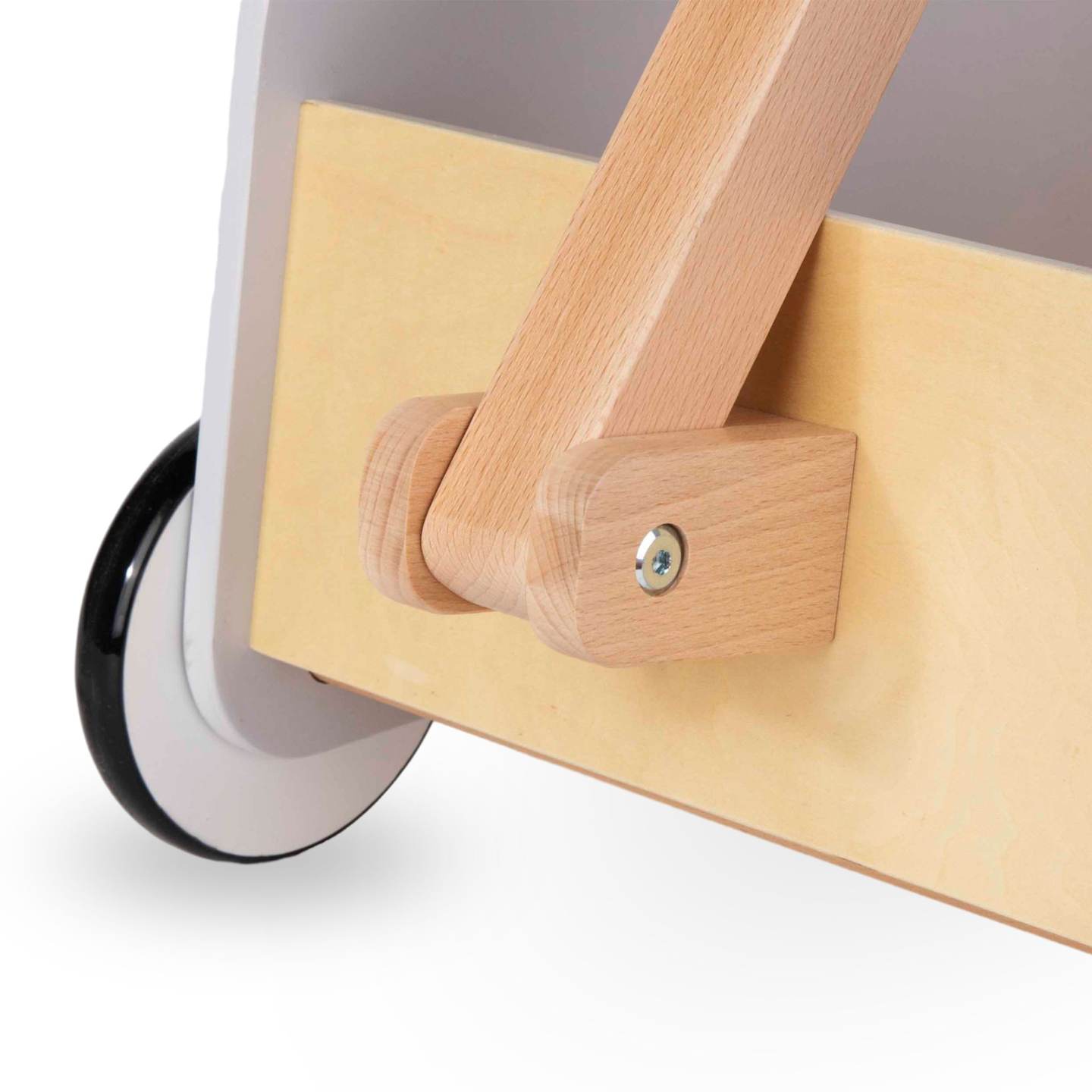 Ξύλινο καροτσάκι παιχνιδιών - ρυμουλκούμενο έλξης