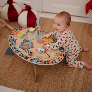 Ξύλινο εκπαιδευτικό τραπέζι 7σε1, μουσικό, αισθητηριακό