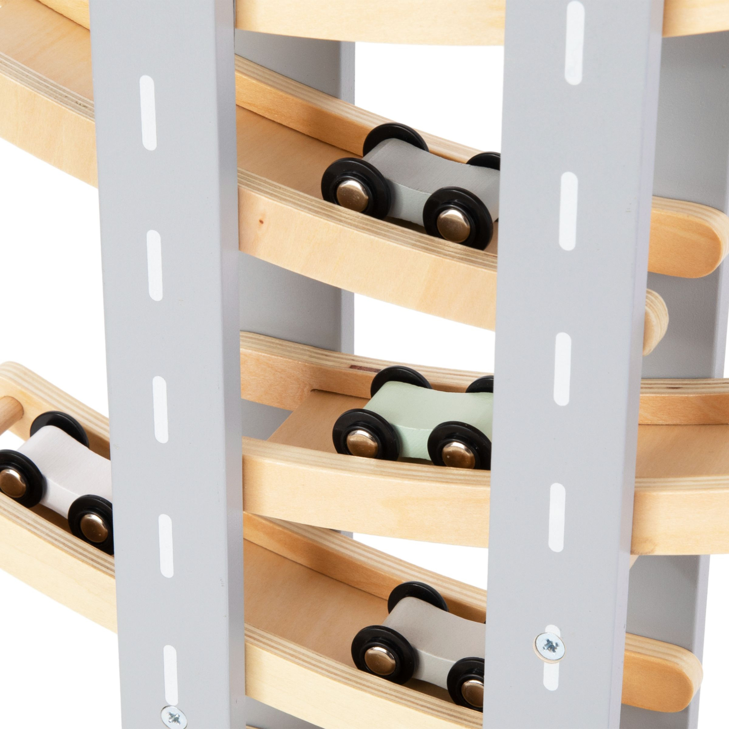 Ξύλινη πίστα - τσουλήθρα για αυτοκίνητα - 6 όροφοι