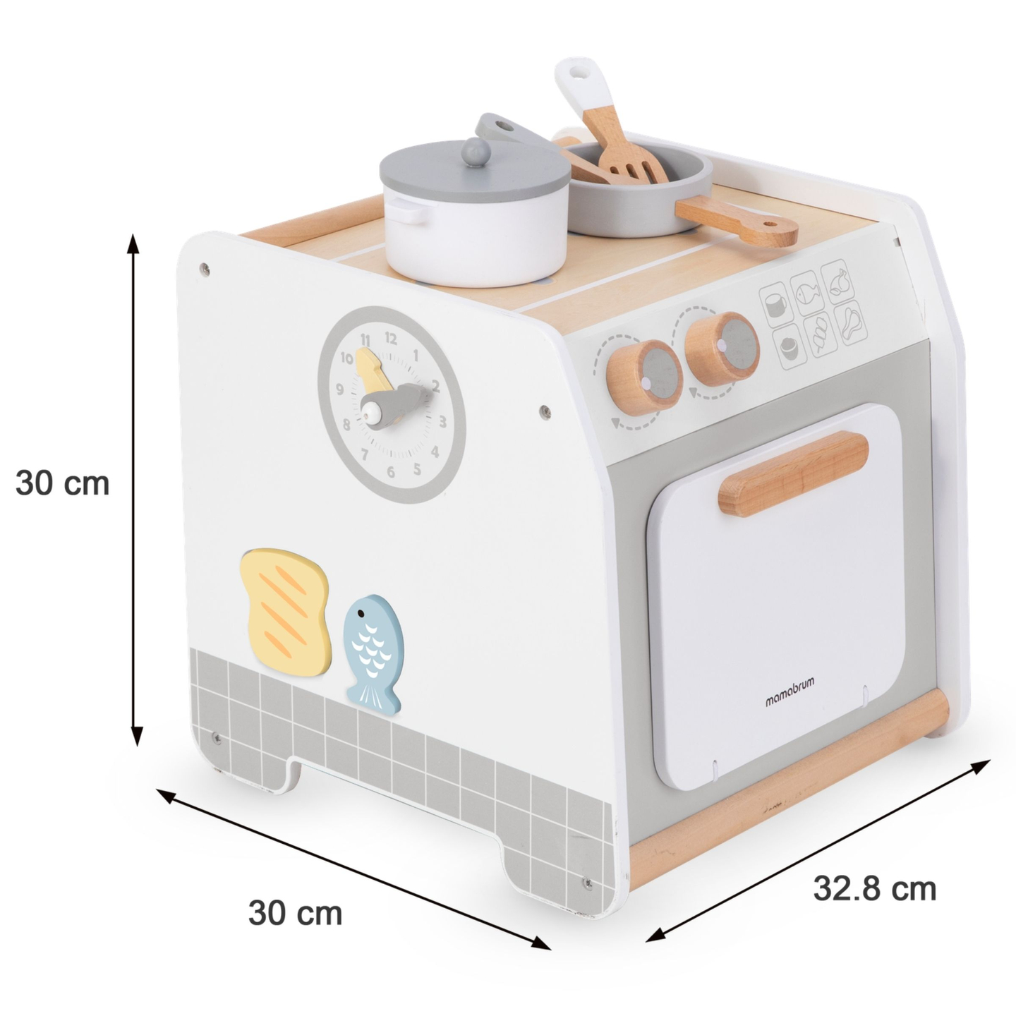 Ξύλινη κουζίνα - εκπαιδευτικός κύβος