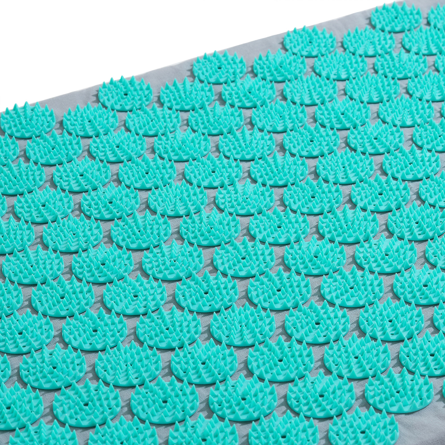 Μεγάλο στρώμα πιεσοθεραπείας με μαξιλάρι και κάλυμμα - 130 cm HyperMotion γκρι-μέντα