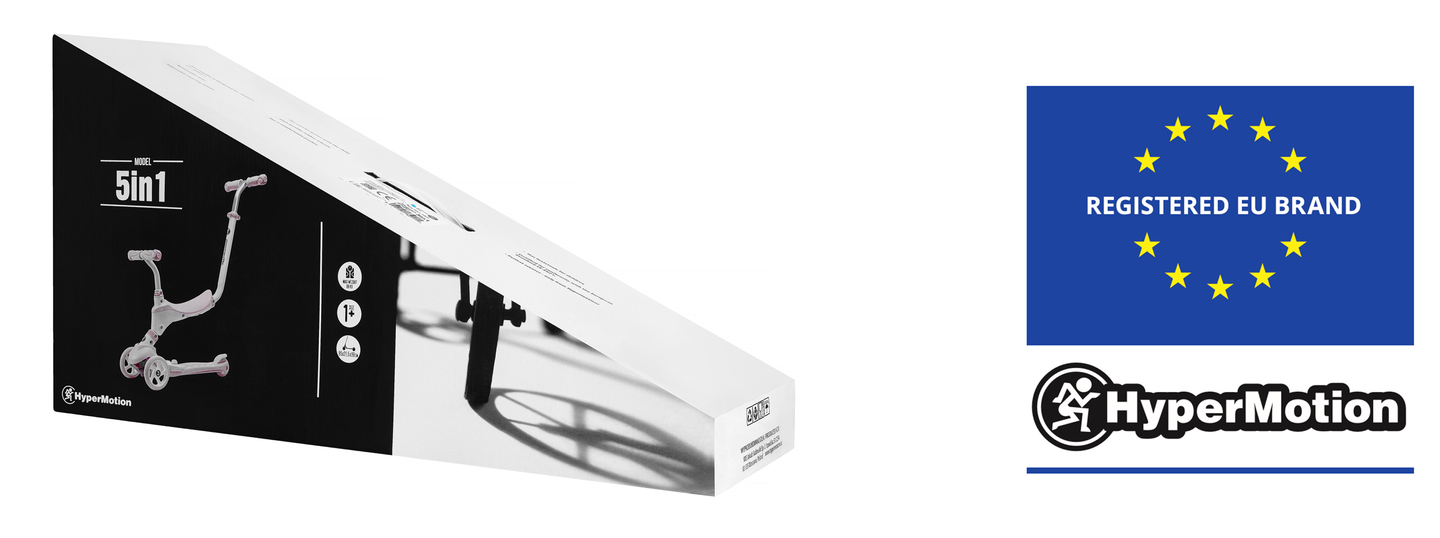 Σκούτερ ισορροπίας 5in1 HyperMotion - μπλε