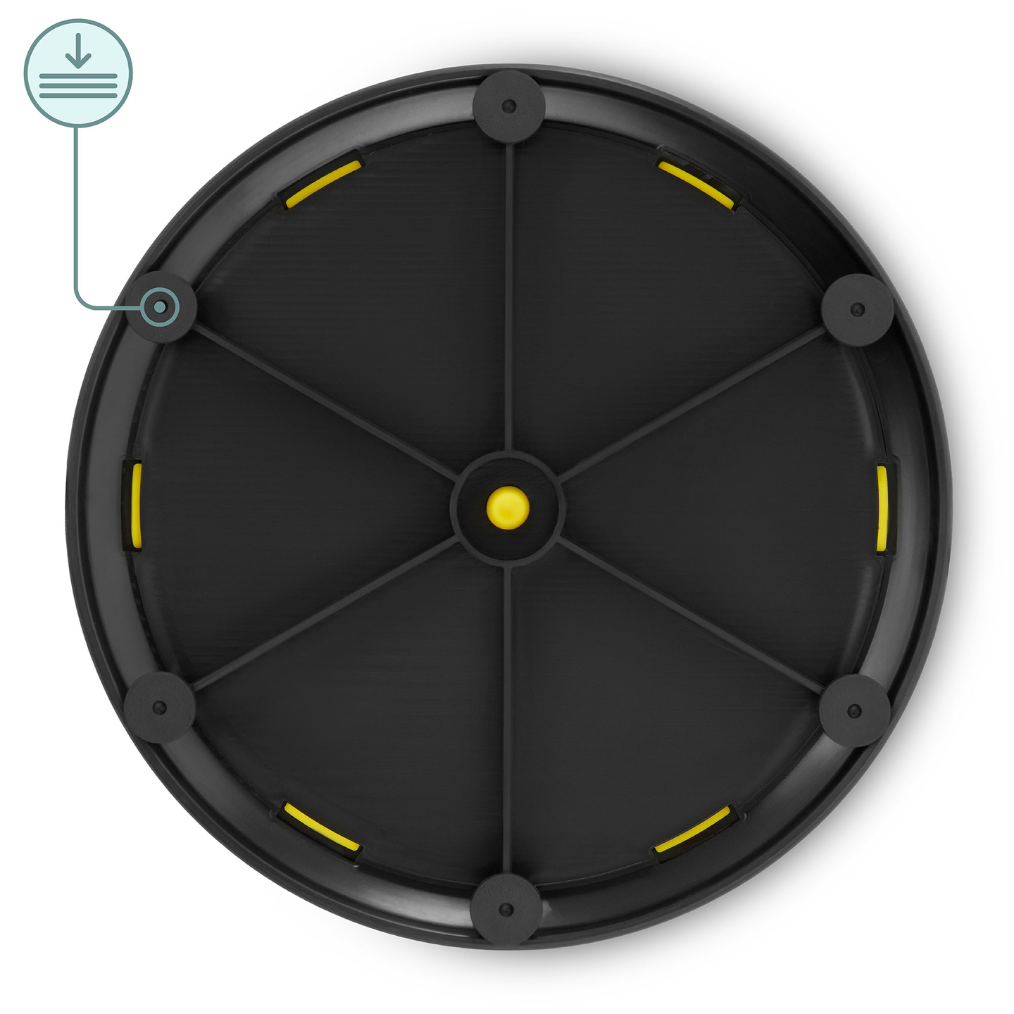Πολύχρωμοι αισθητηριακοί δίσκοι για παιδιά - 24 τεμάχια