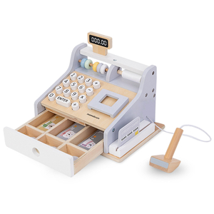 Ξύλινη ταμειακή μηχανή με αξεσουάρ